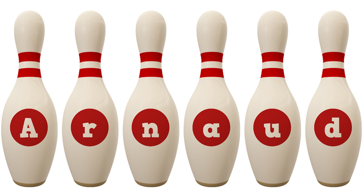 Arnaud bowling-pin logo