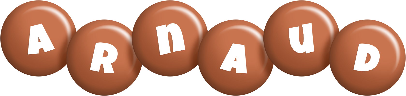 Arnaud candy-brown logo