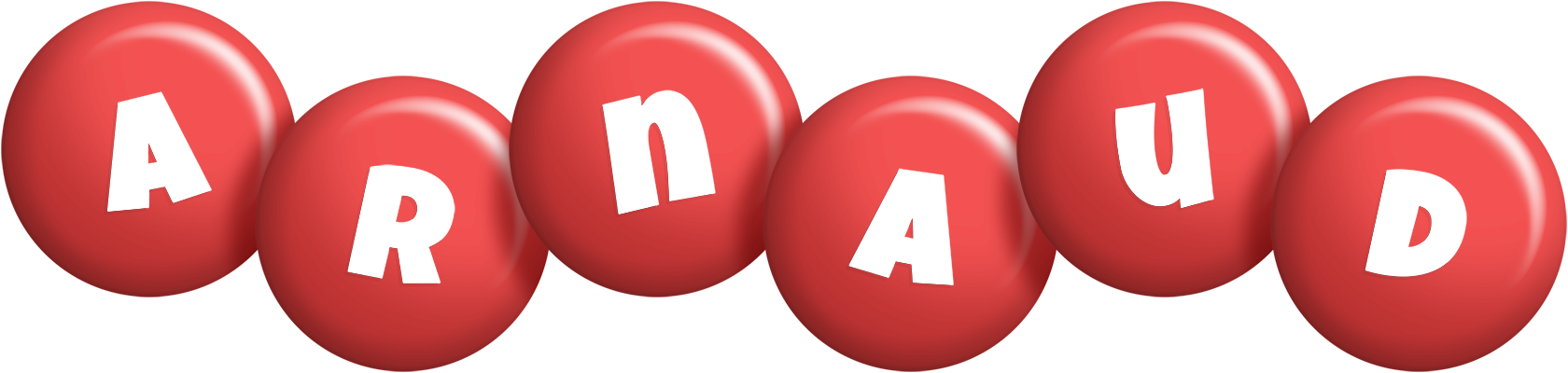 Arnaud candy-red logo
