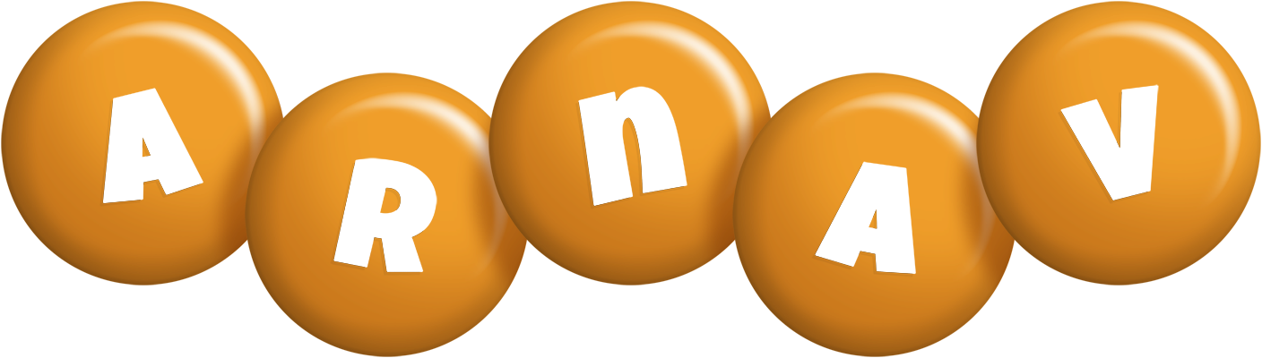 Arnav candy-orange logo
