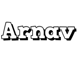 Arnav snowing logo