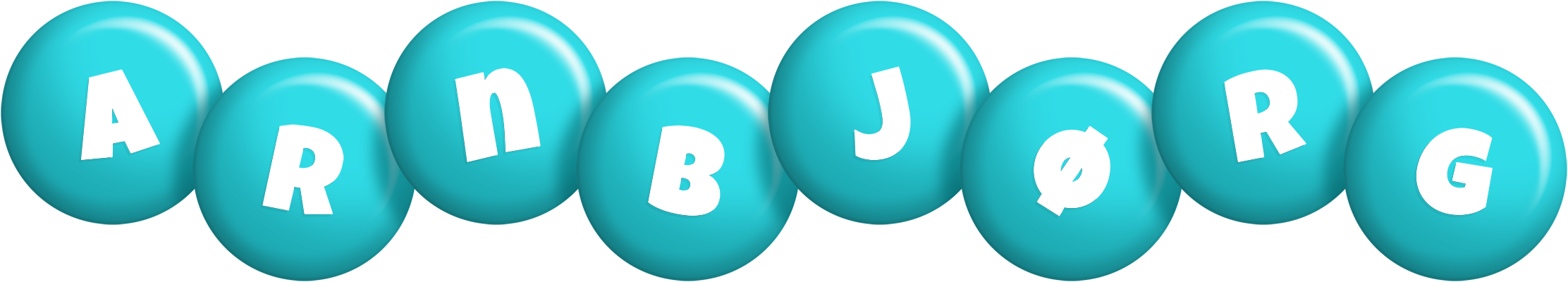Arnbjørg candy-azur logo