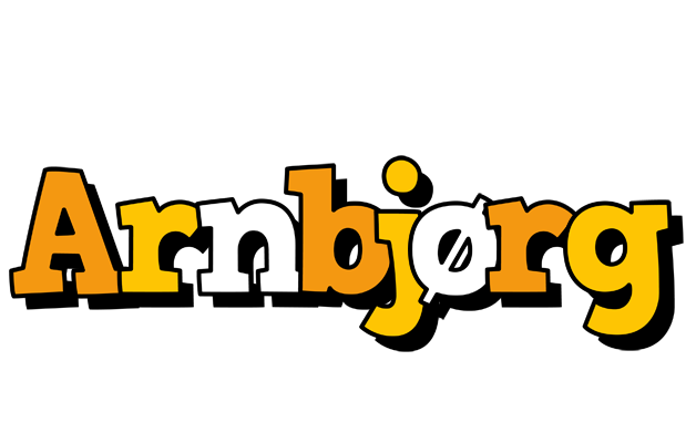 Arnbjørg cartoon logo