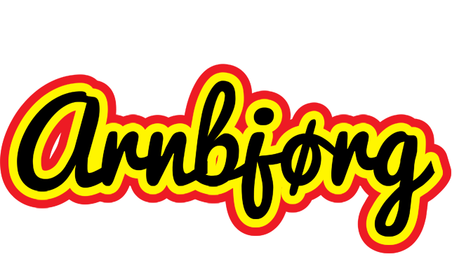 Arnbjørg flaming logo