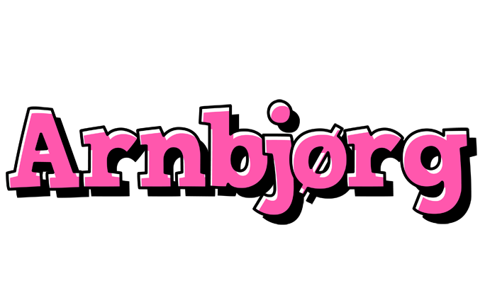 Arnbjørg girlish logo