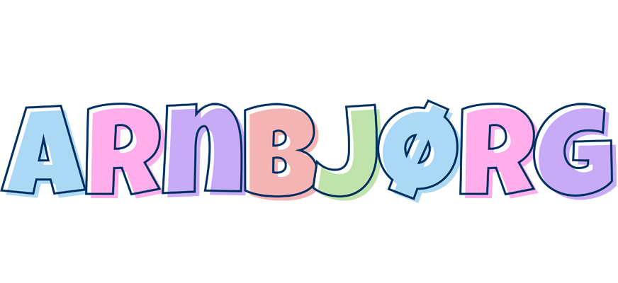 Arnbjørg pastel logo