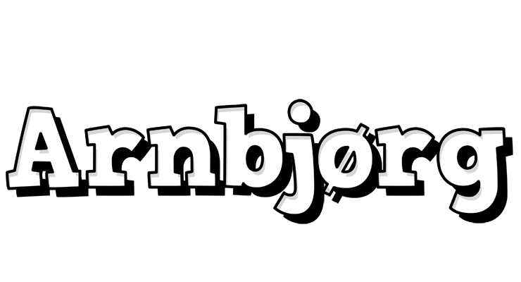 Arnbjørg snowing logo