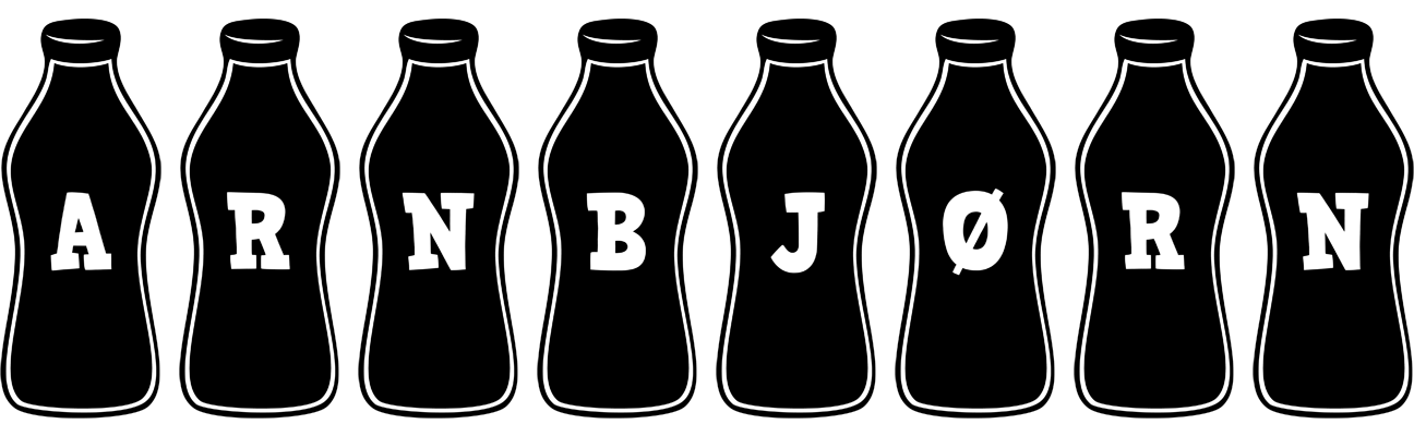 Arnbjørn bottle logo