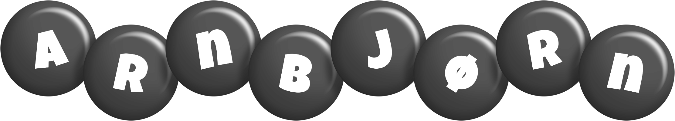 Arnbjørn candy-black logo