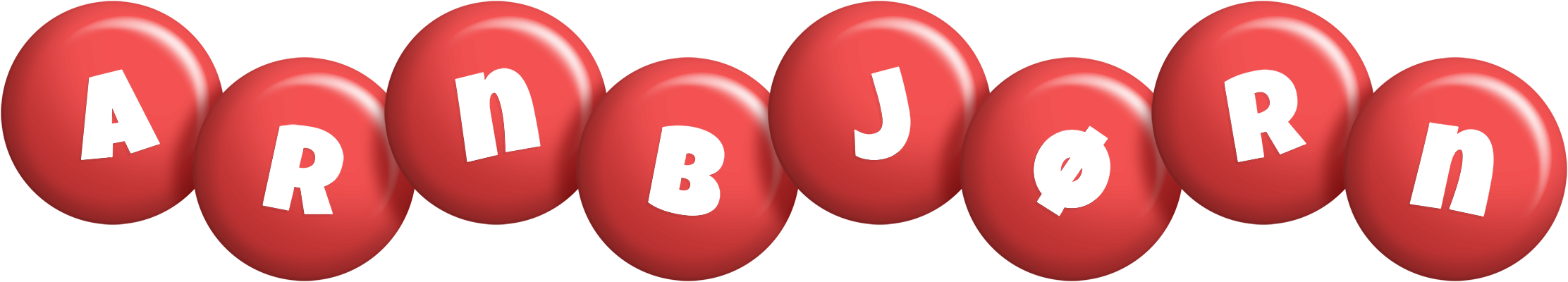 Arnbjørn candy-red logo
