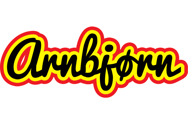 Arnbjørn flaming logo