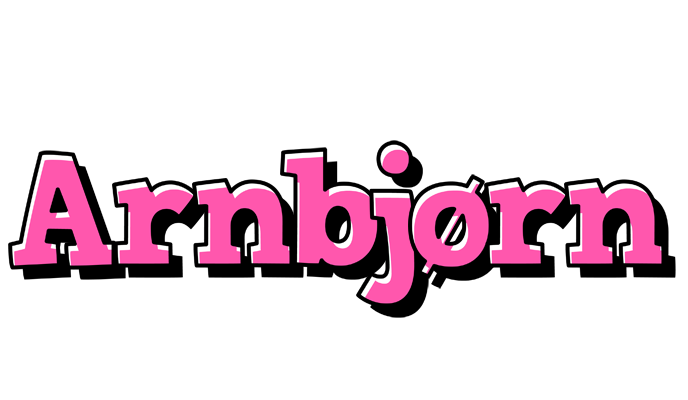 Arnbjørn girlish logo