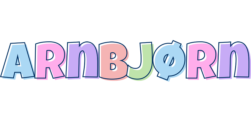 Arnbjørn pastel logo