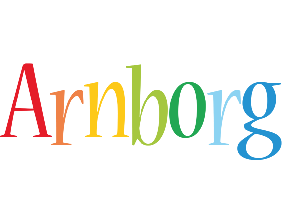 Arnborg birthday logo