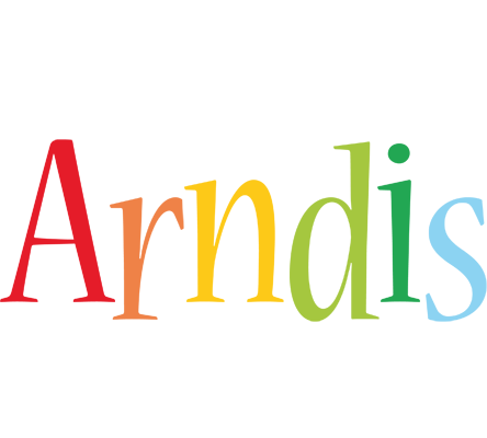Arndis birthday logo