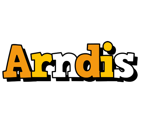 Arndis cartoon logo