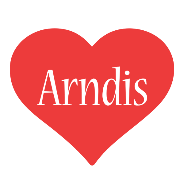 Arndis love logo