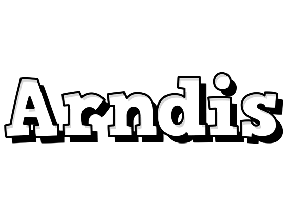 Arndis snowing logo