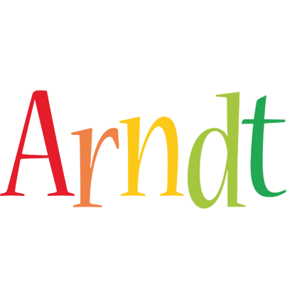 Arndt birthday logo