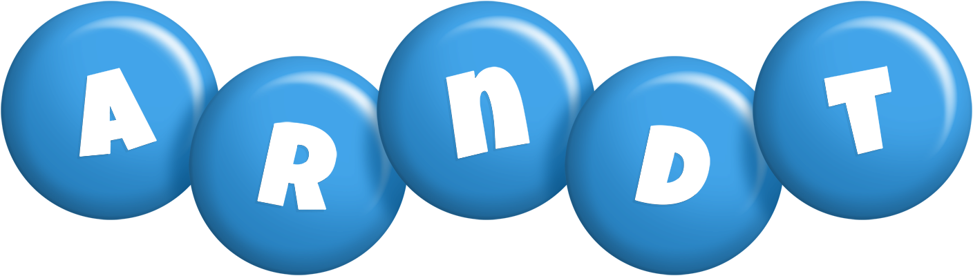 Arndt candy-blue logo