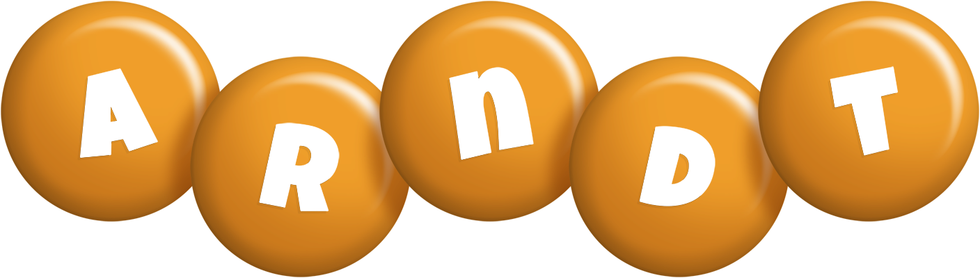 Arndt candy-orange logo