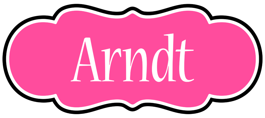 Arndt invitation logo