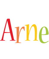 Arne birthday logo