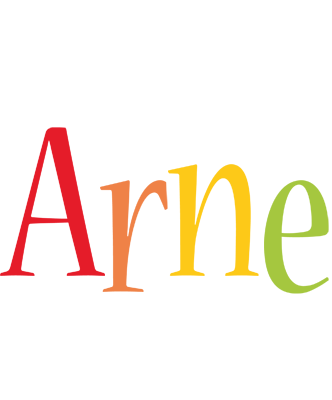 Arne birthday logo