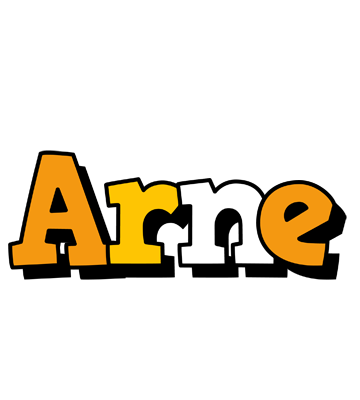 Arne cartoon logo