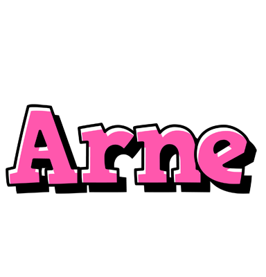 Arne girlish logo