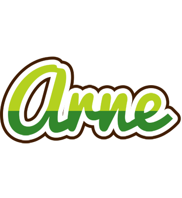 Arne golfing logo