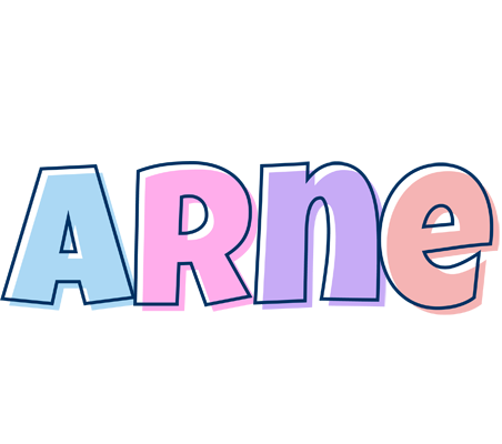 Arne pastel logo