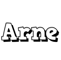 Arne snowing logo