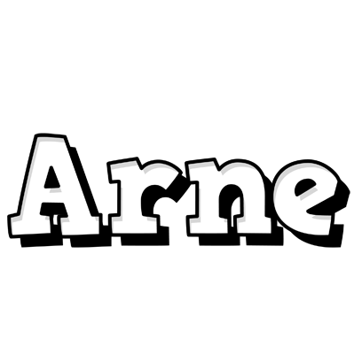 Arne snowing logo