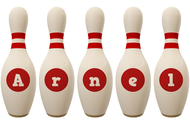 Arnel bowling-pin logo