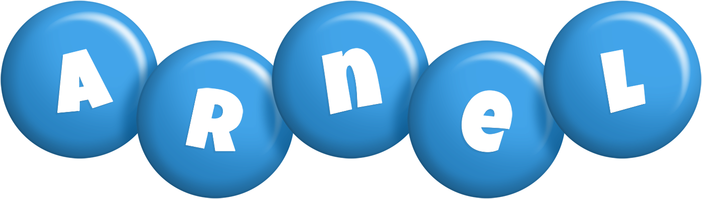 Arnel candy-blue logo