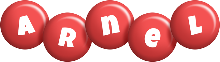 Arnel candy-red logo