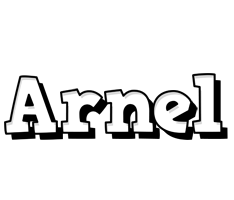 Arnel snowing logo
