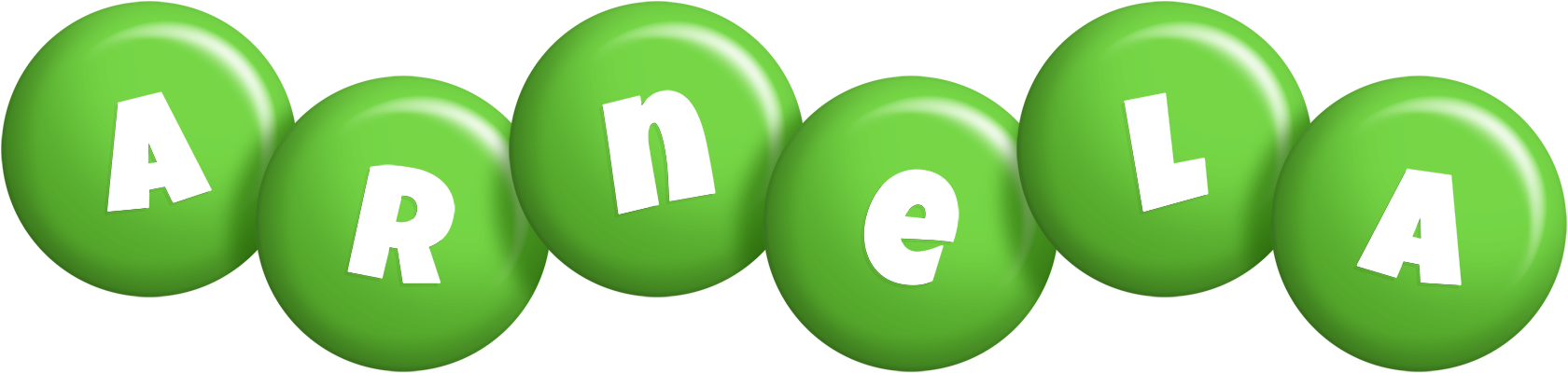 Arnela candy-green logo