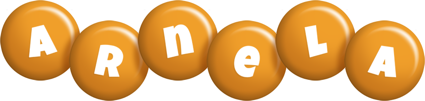 Arnela candy-orange logo