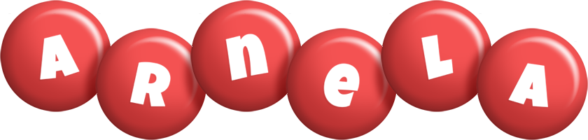 Arnela candy-red logo