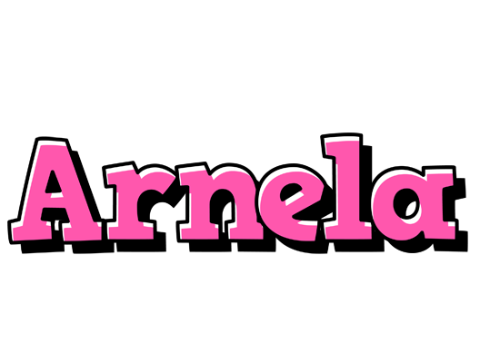 Arnela girlish logo