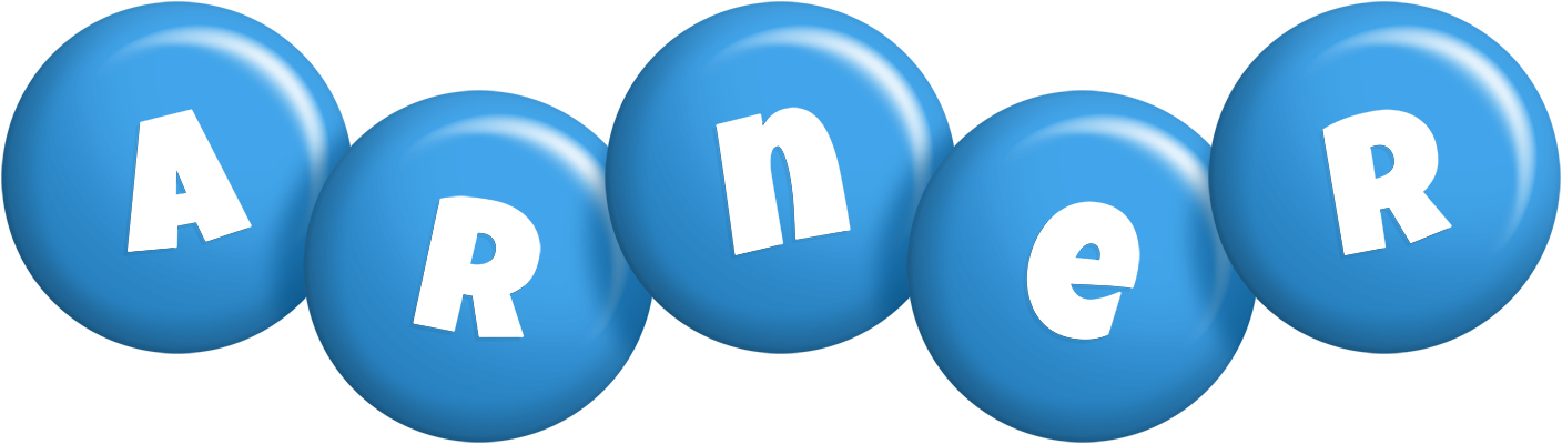 Arner candy-blue logo