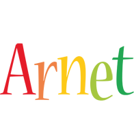 Arnet birthday logo