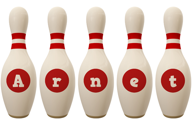 Arnet bowling-pin logo