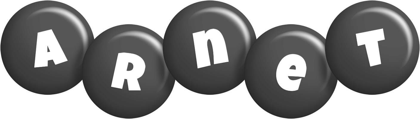 Arnet candy-black logo
