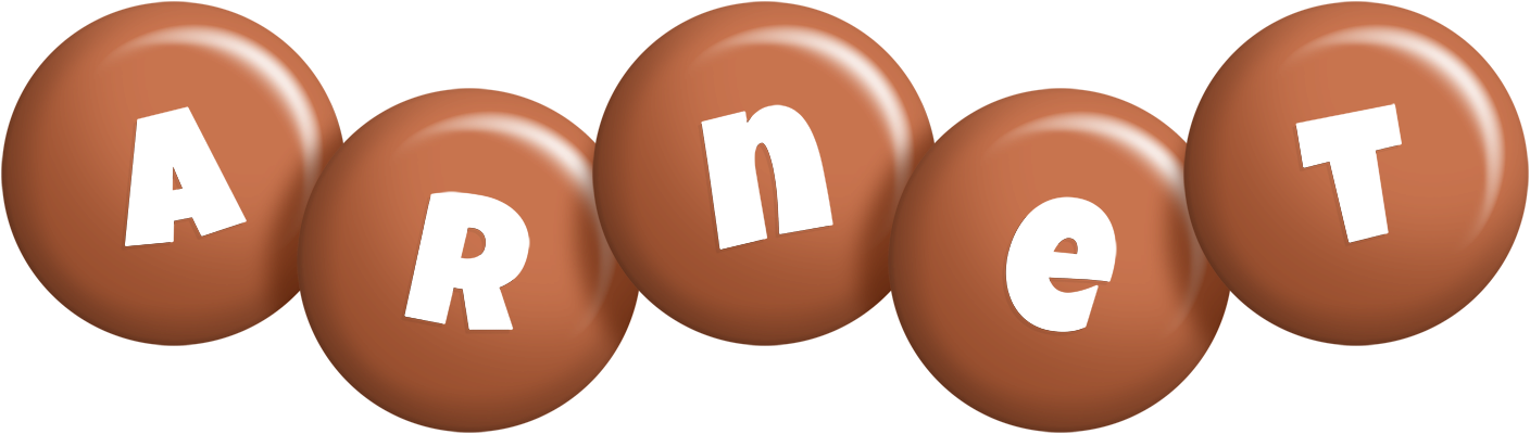 Arnet candy-brown logo