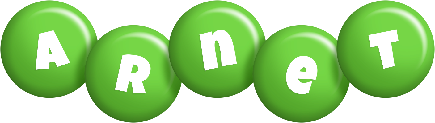 Arnet candy-green logo
