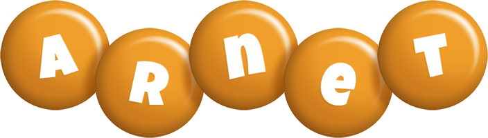 Arnet candy-orange logo