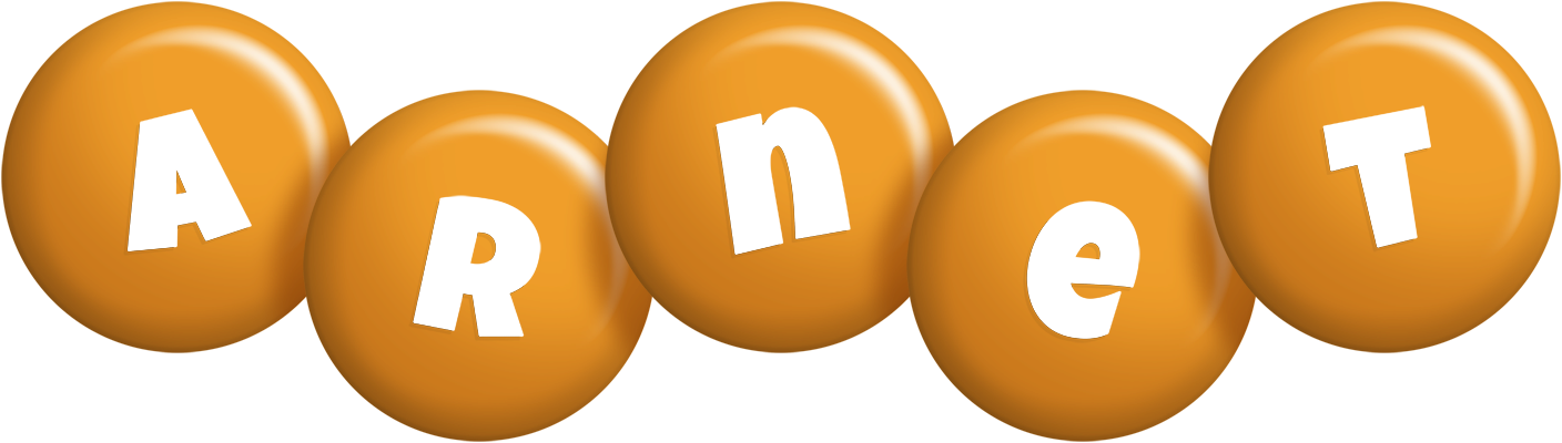 Arnet candy-orange logo